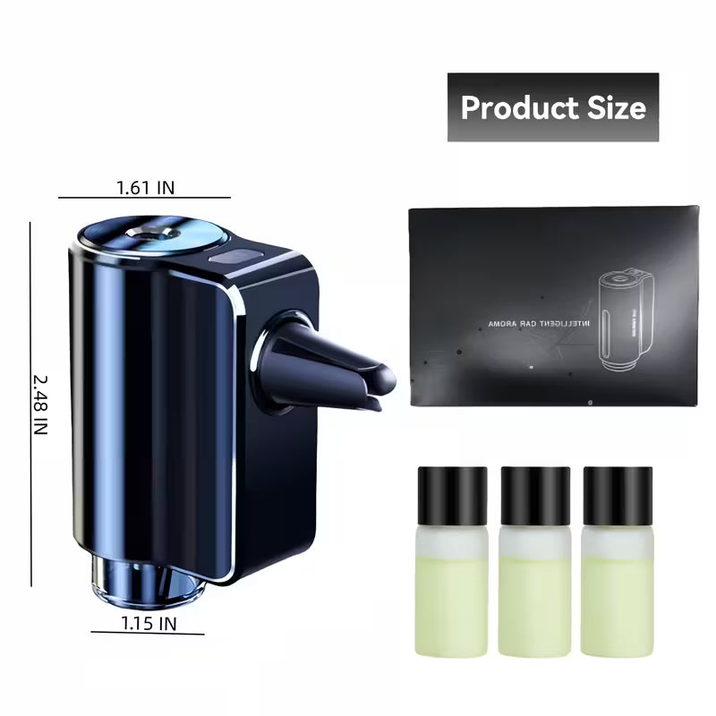 Smart Car Air Freshener – Intelligent Aroma Diffuser with Soundwave Atomization