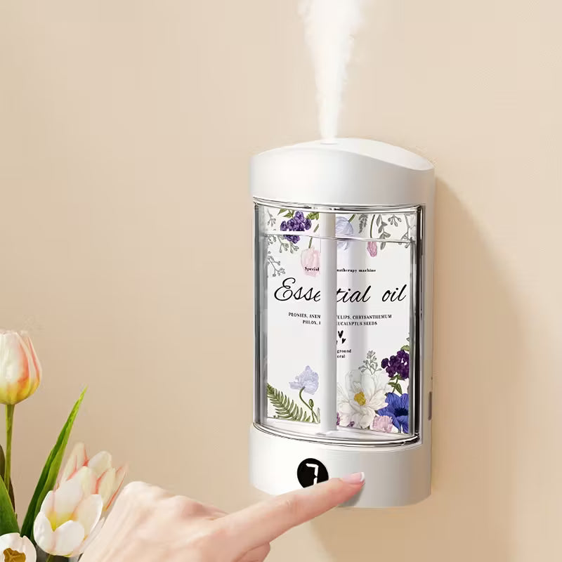 Difusor de aromas 4 en 1 extragrande con aromas relajantes: recargable por USB, tapa transparente y apagado automático.