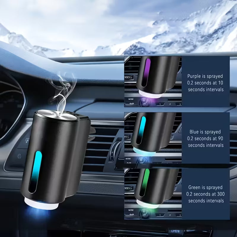 Smart Car Air Freshener – Intelligent Aroma Diffuser with Soundwave Atomization
