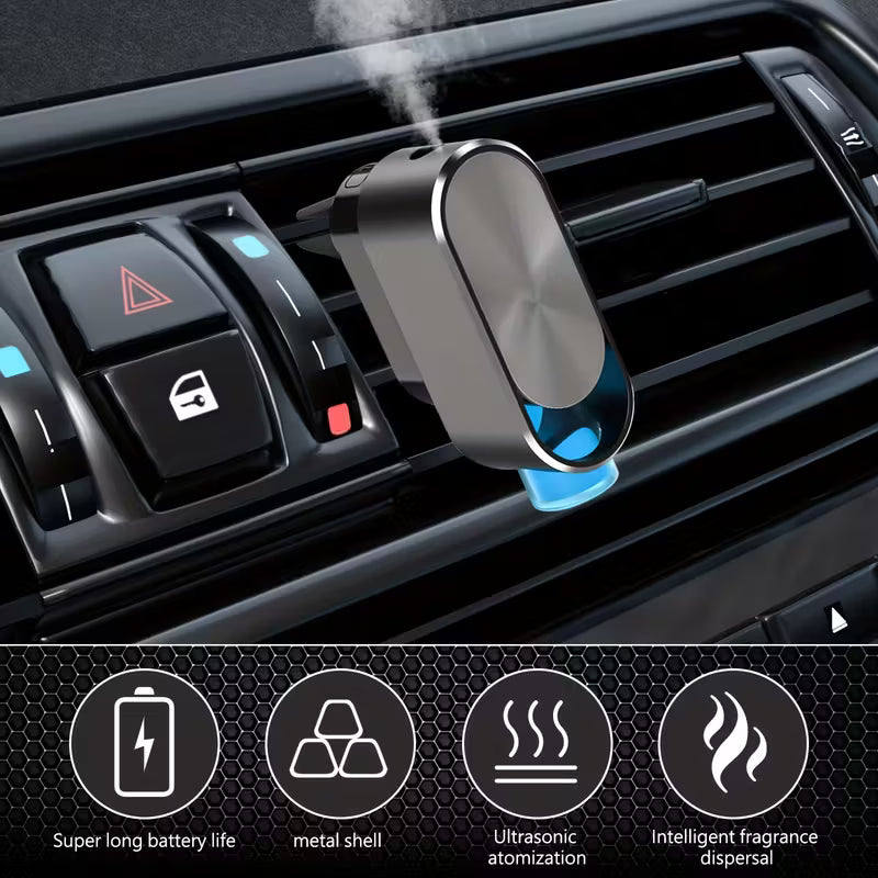 Smart Car Air Freshener – Intelligent Aroma Diffuser with Soundwave Atomization